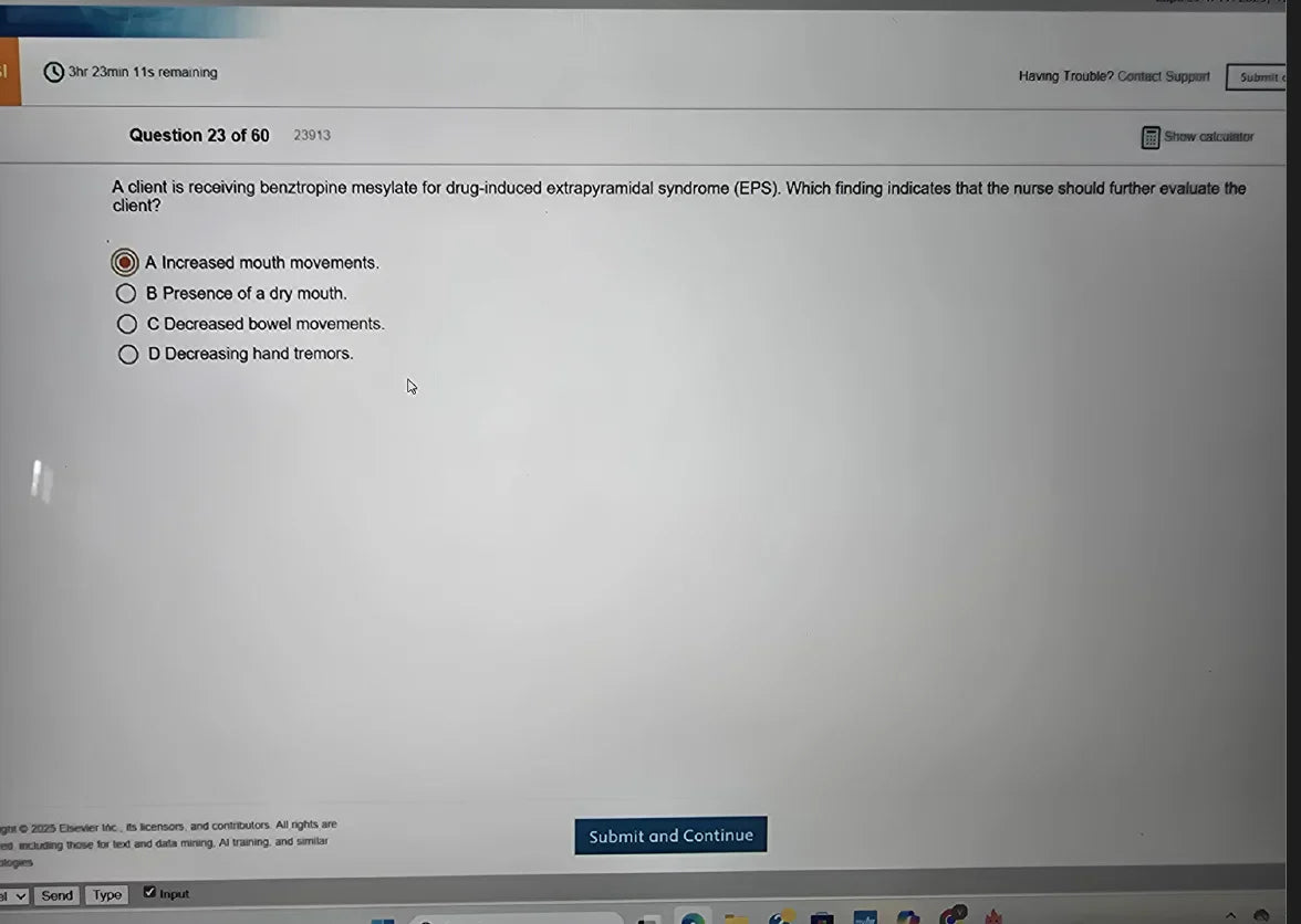 WGU D449 Psych & Mental Health OA2